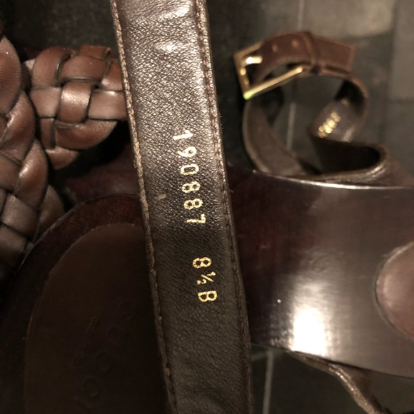 Gucci braided platform sandals - Picture 3 of 15